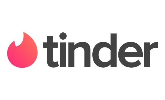 Logo du site internet de Tinder.com